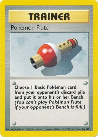 Pokemon Flute (86/102) [Base Set Unlimited] | Cracking-Singles