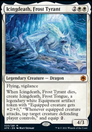 Icingdeath, Frost Tyrant (Promo Pack) [Dungeons & Dragons: Adventures in the Forgotten Realms Promos] | Cracking-Singles