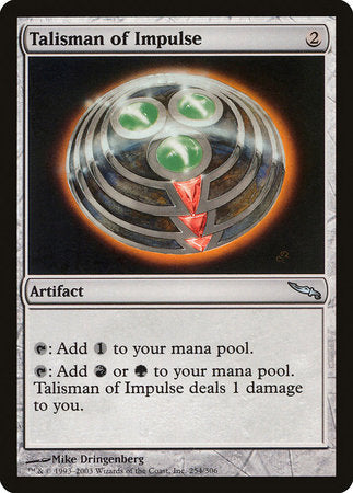 Talisman of Impulse [Mirrodin] | Cracking-Singles