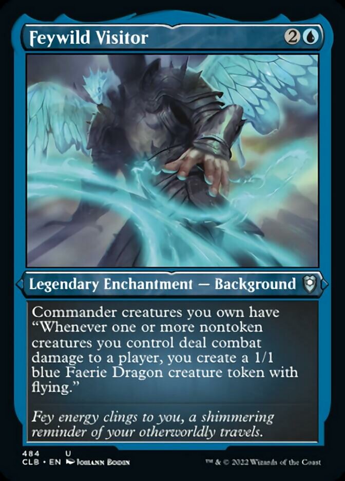 Feywild Visitor (Foil Etched) [Commander Legends: Battle for Baldur's Gate] | Cracking-Singles