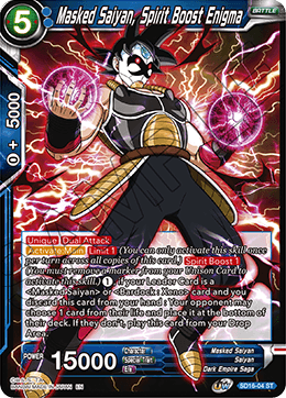 Masked Saiyan, Spirit Boost Enigma (Starter Deck - Darkness Reborn) (SD16-04) [Cross Spirits] | Cracking-Singles