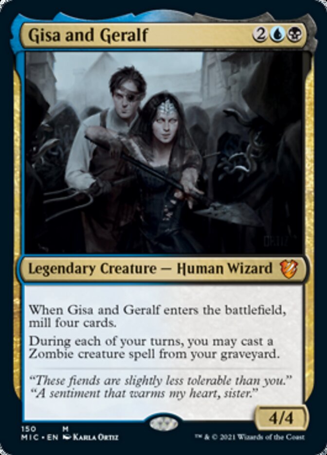 Gisa and Geralf [Innistrad: Midnight Hunt Commander] | Cracking-Singles