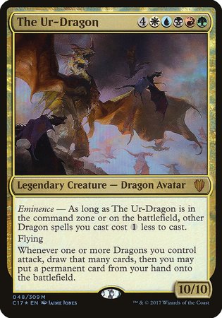 The Ur-Dragon (Commander 2017) [Commander 2017 Oversized] | Cracking-Singles