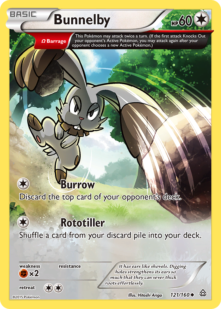 Bunnelby (121/160) [XY: Primal Clash] | Cracking-Singles