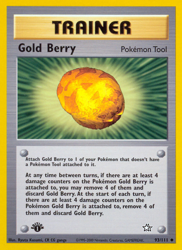 Gold Berry (93/111) [Neo Genesis 1st Edition] | Cracking-Singles