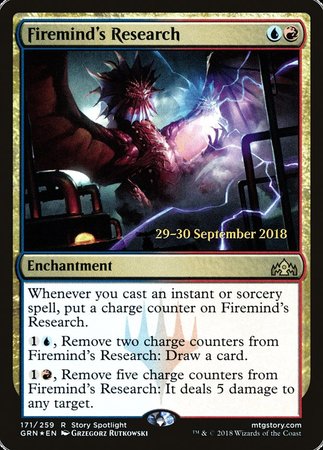 Firemind's Research [Guilds of Ravnica Promos] | Cracking-Singles