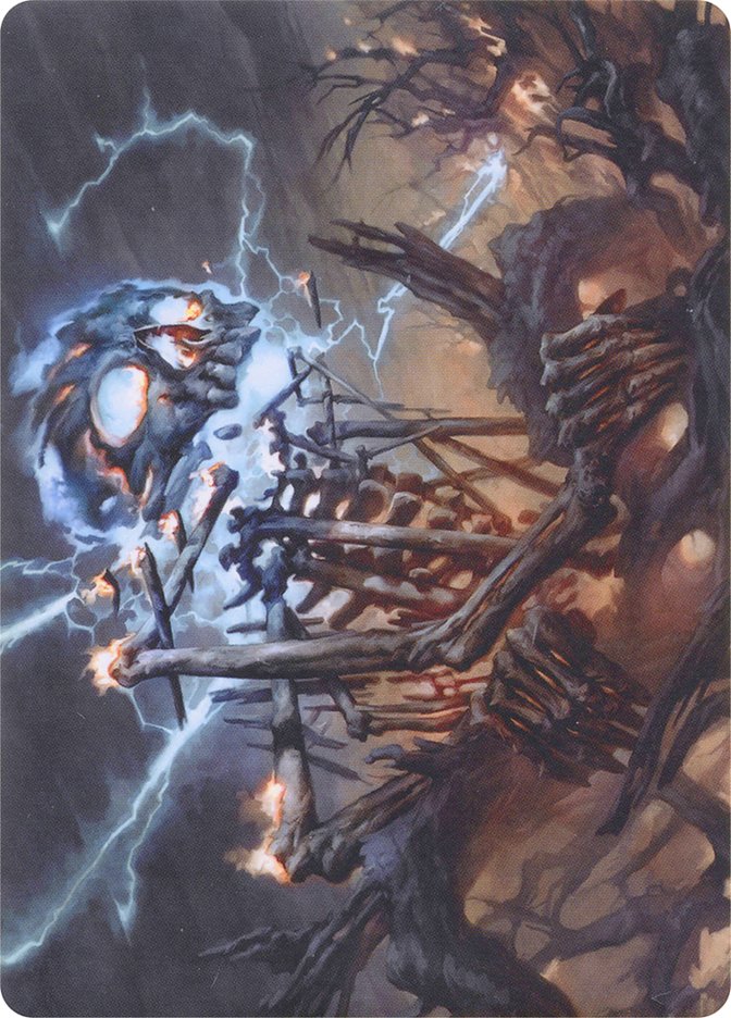 Lightning Skelemental (Art Series) [Art Series: Modern Horizons] | Cracking-Singles