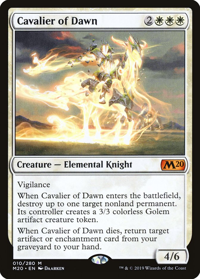 Cavalier of Dawn [Core Set 2020] | Cracking-Singles