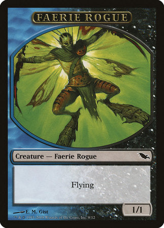 Faerie Rogue Token (Blue/Black) [Shadowmoor Tokens] | Cracking-Singles