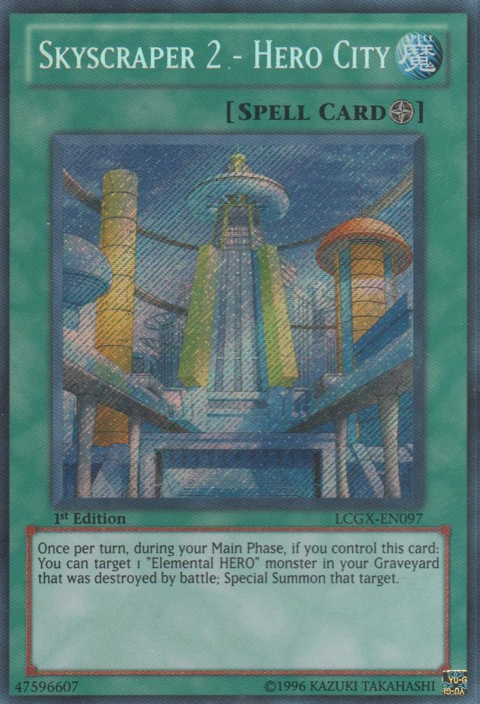 Skyscraper 2 - Hero City [LCGX-EN097] Secret Rare | Cracking-Singles