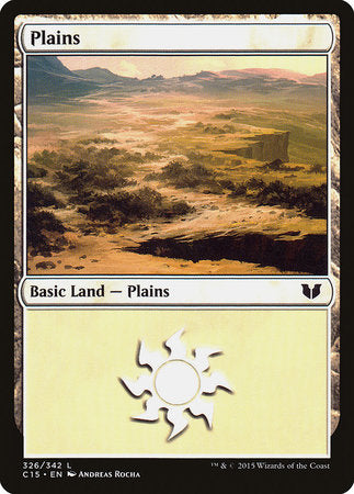 Plains (326) [Commander 2015] | Cracking-Singles