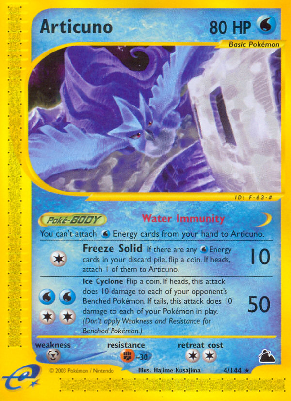 Articuno (4/144) [Skyridge] | Cracking-Singles