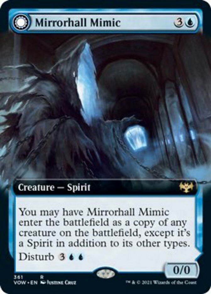 Mirrorhall Mimic // Ghastly Mimicry (Extended) [Innistrad: Crimson Vow] | Cracking-Singles