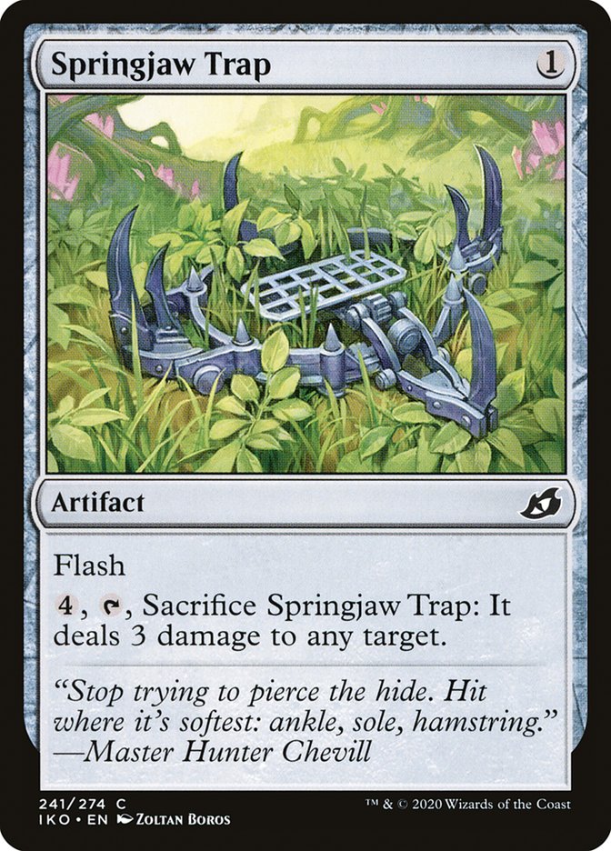 Springjaw Trap [Ikoria: Lair of Behemoths] | Cracking-Singles