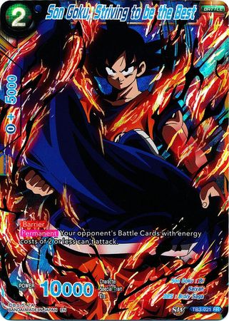 Son Goku, Striving to be the Best [TB3-021] | Cracking-Singles