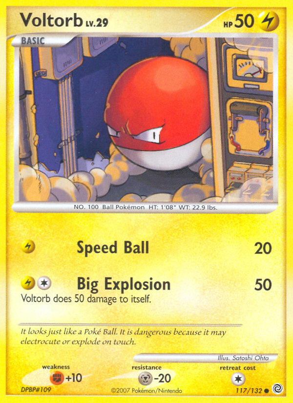 Voltorb (117/132) [Diamond & Pearl: Secret Wonders] | Cracking-Singles