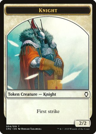 Knight Token [Commander Anthology Volume II Tokens] | Cracking-Singles