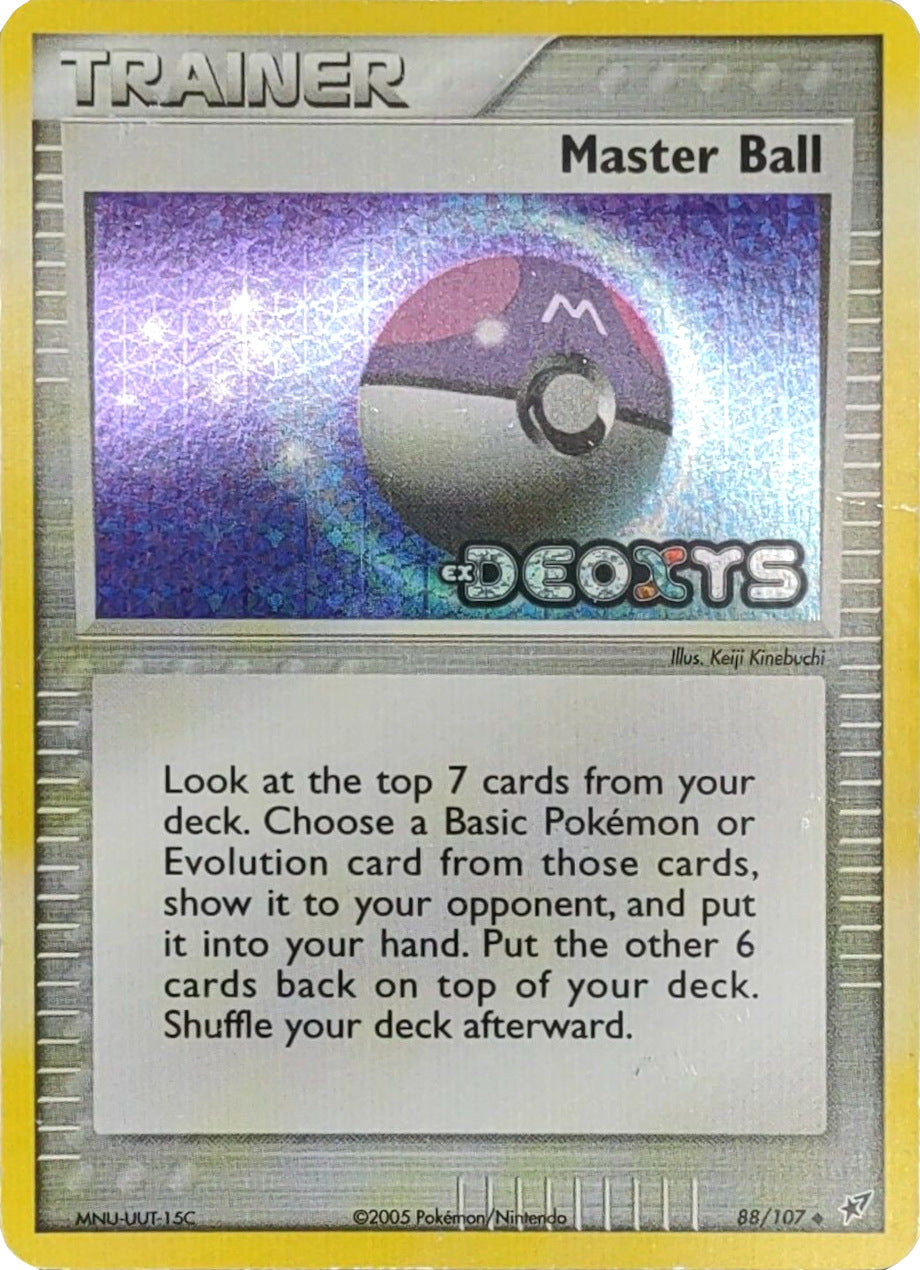 Master Ball (88/107) (Stamped) [EX: Deoxys] | Cracking-Singles