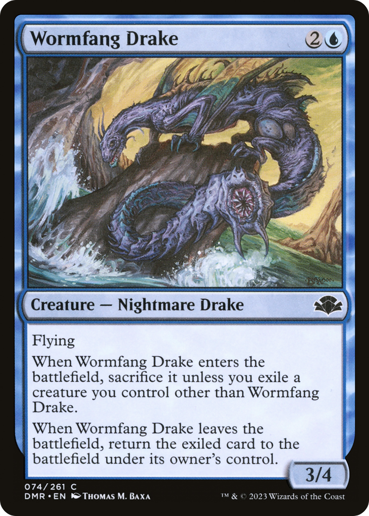 Wormfang Drake [Dominaria Remastered] | Cracking-Singles