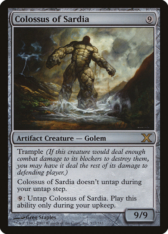 Colossus of Sardia [Tenth Edition] | Cracking-Singles