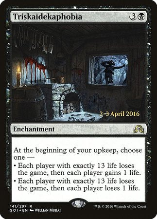 Triskaidekaphobia [Shadows over Innistrad Promos] | Cracking-Singles