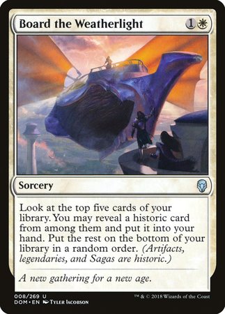 Board the Weatherlight [Dominaria] | Cracking-Singles