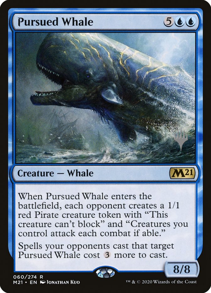 Pursued Whale (Promo Pack) [Core Set 2021 Promos] | Cracking-Singles