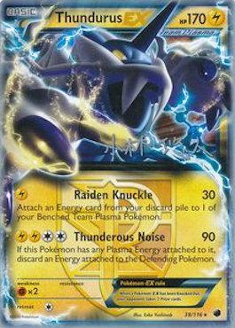 Thundurus EX (38/116) (Plasma Power - Haruto Kobayashi) [World Championships 2014] | Cracking-Singles