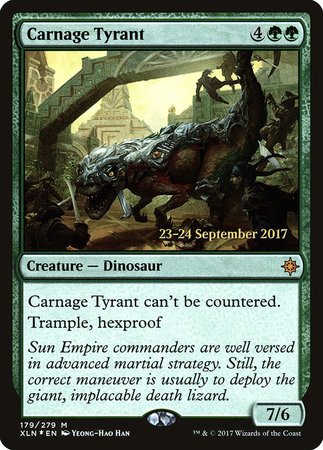 Carnage Tyrant [Ixalan Promos] | Cracking-Singles