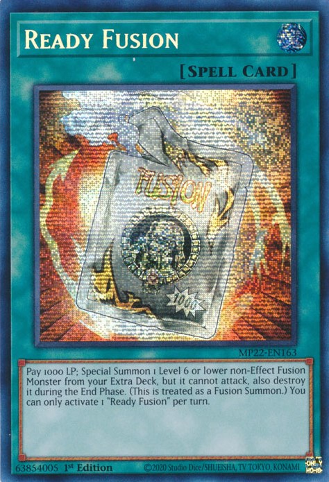 Ready Fusion [MP22-EN163] Prismatic Secret Rare | Cracking-Singles