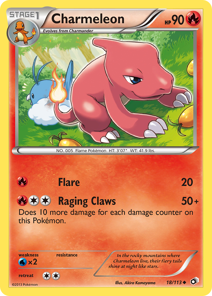 Charmeleon (18/113) [Black & White: Legendary Treasures] | Cracking-Singles