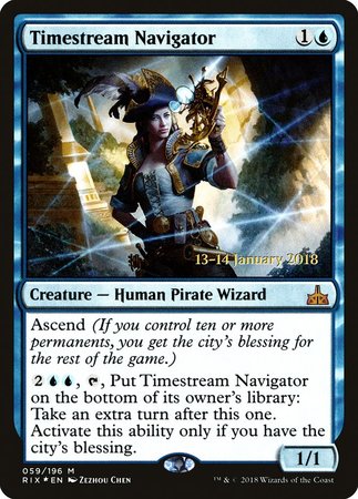 Timestream Navigator [Rivals of Ixalan Promos] | Cracking-Singles