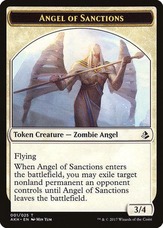 Angel of Sanctions Token [Amonkhet Tokens] | Cracking-Singles