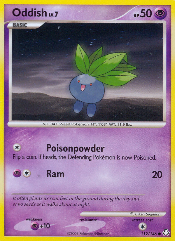 Oddish (112/146) [Diamond & Pearl: Legends Awakened] | Cracking-Singles