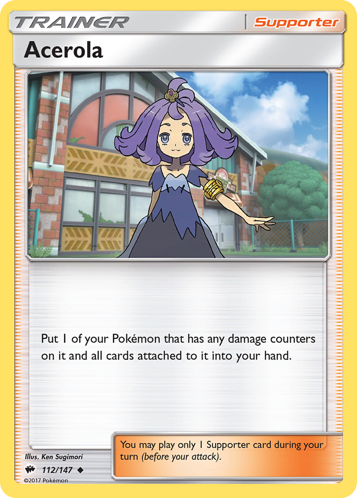 Acerola (112/147) [Sun & Moon: Burning Shadows] | Cracking-Singles