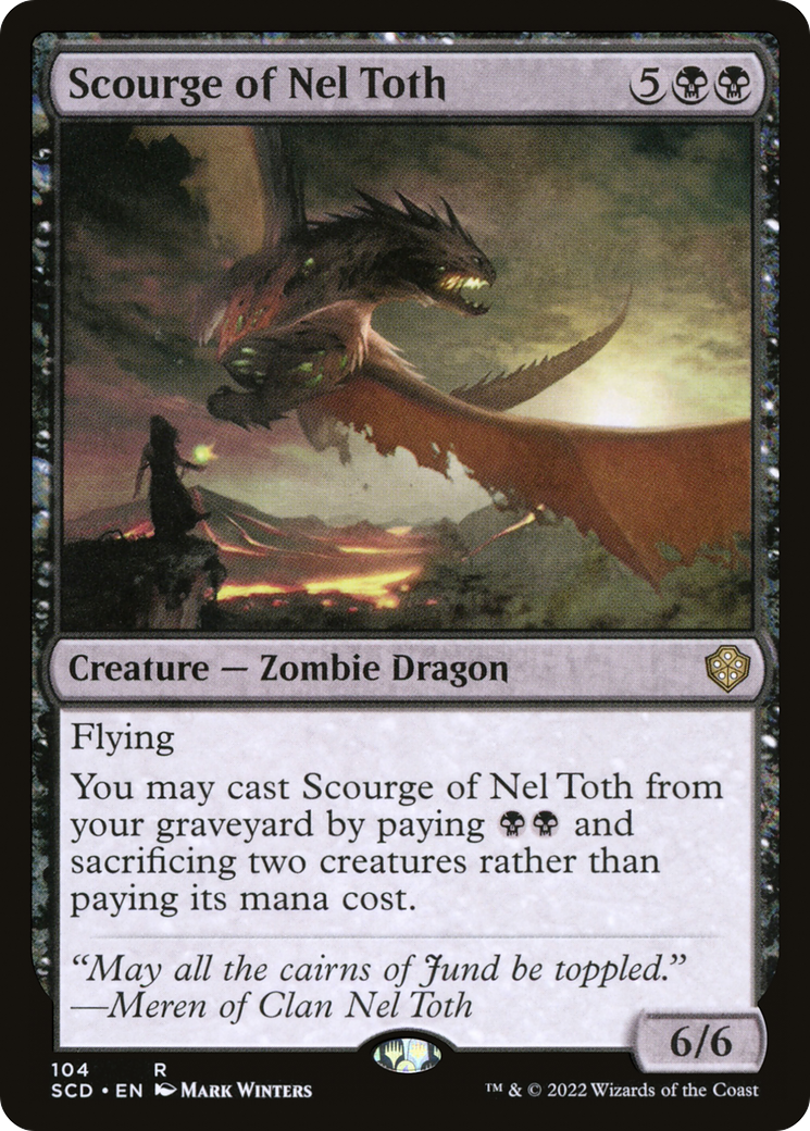 Scourge of Nel Toth [Starter Commander Decks] | Cracking-Singles