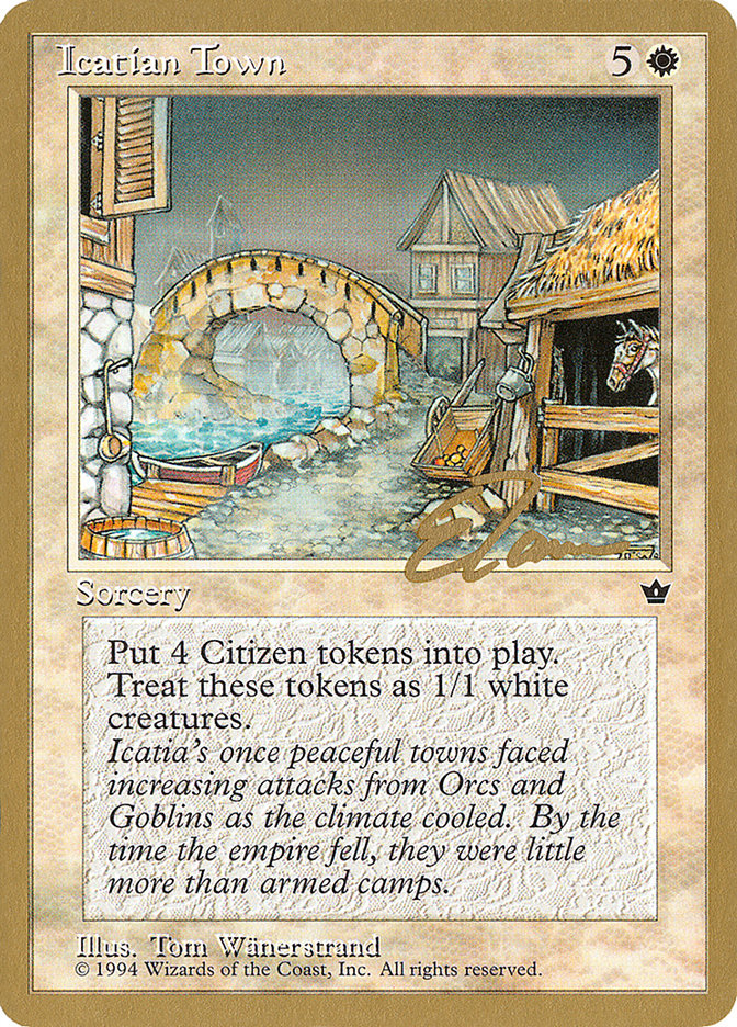 Icatian Town (Eric Tam) [Pro Tour Collector Set] | Cracking-Singles