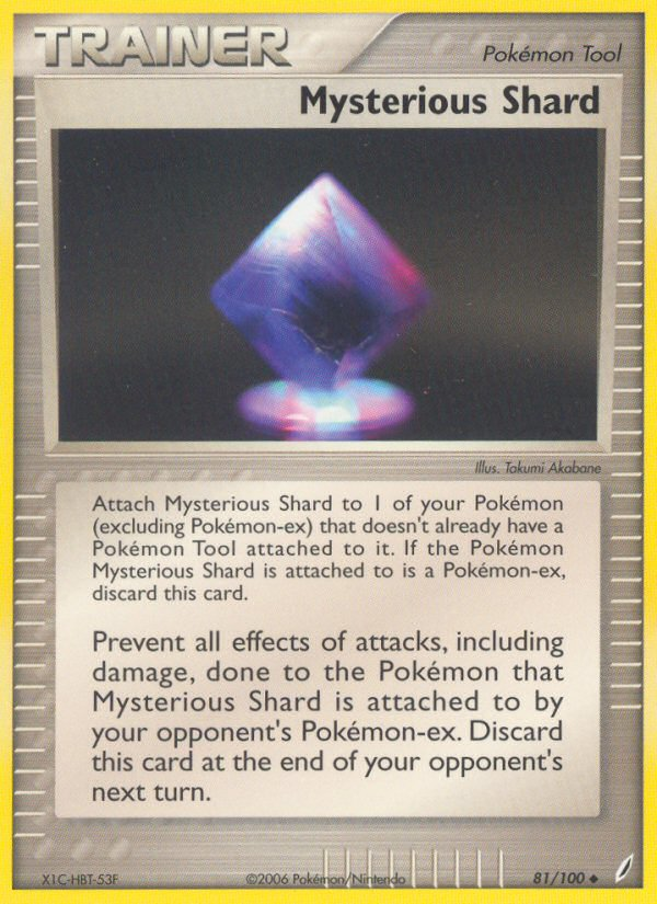 Mysterious Shard (81/100) [EX: Crystal Guardians] | Cracking-Singles