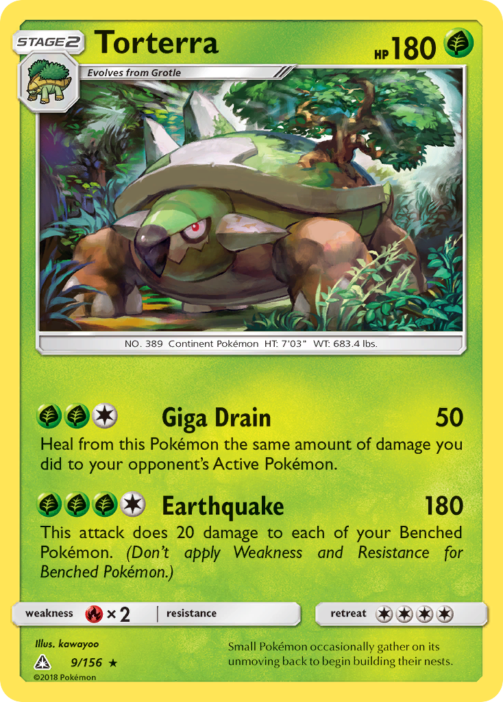 Torterra (9/156) [Sun & Moon: Ultra Prism] | Cracking-Singles