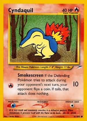 Cyndaquil (61/105) [Neo Destiny Unlimited] | Cracking-Singles