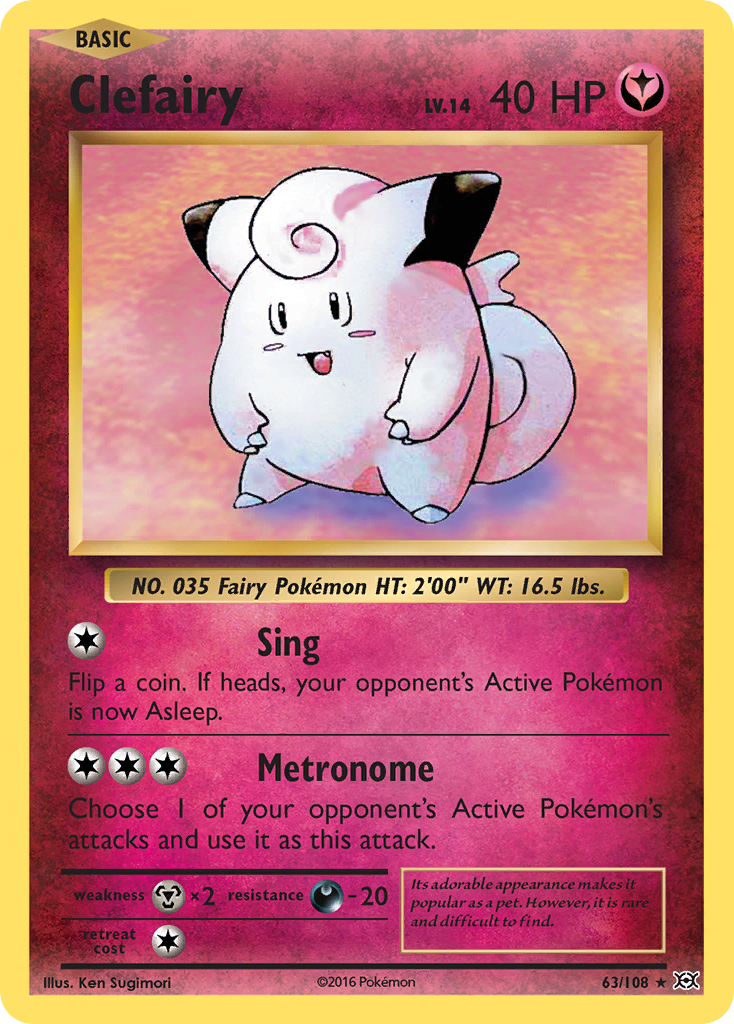 Clefairy (63/108) [XY: Evolutions] | Cracking-Singles