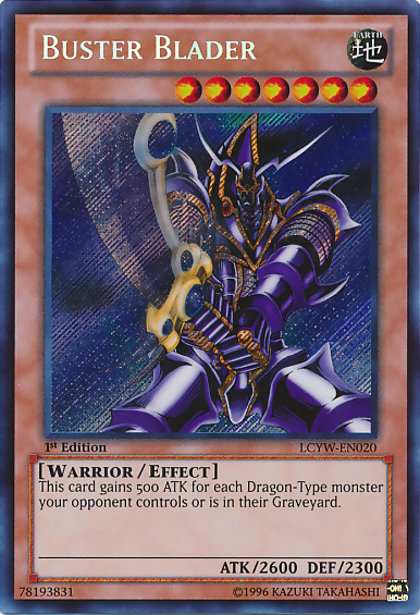 Buster Blader [LCYW-EN020] Secret Rare | Cracking-Singles