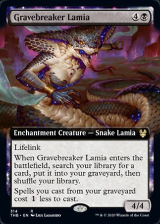 Gravebreaker Lamia (Extended Art) [Theros Beyond Death] | Cracking-Singles