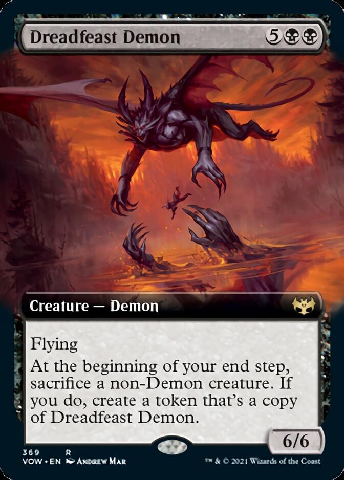 Dreadfeast Demon (Extended) [Innistrad: Crimson Vow] | Cracking-Singles