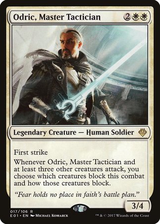 Odric, Master Tactician [Archenemy: Nicol Bolas] | Cracking-Singles