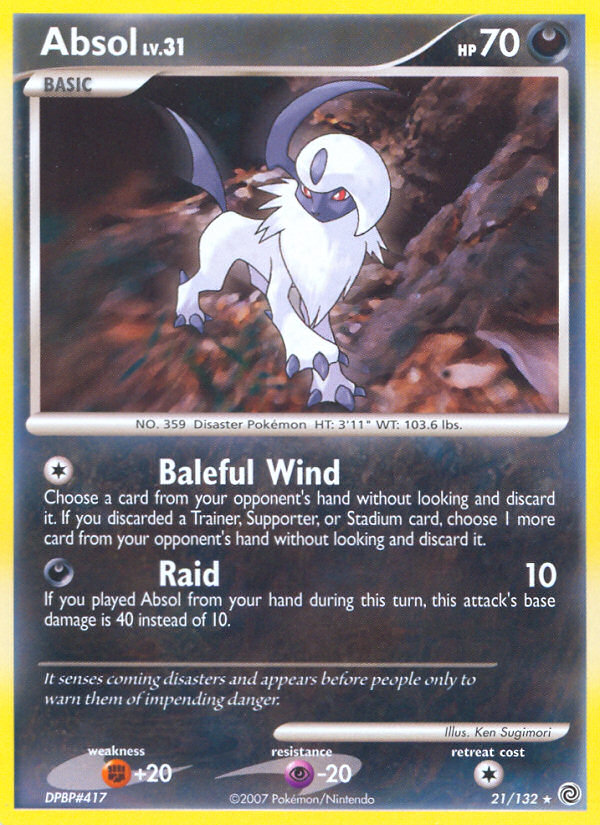 Absol (21/132) [Diamond & Pearl: Secret Wonders] | Cracking-Singles