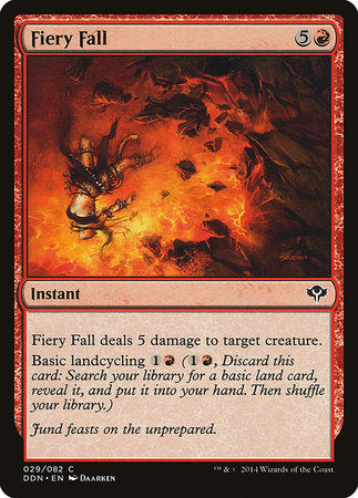 Fiery Fall [Duel Decks: Speed vs. Cunning] | Cracking-Singles