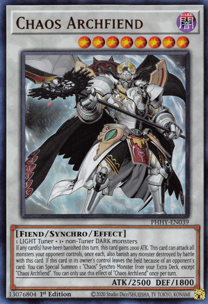 Chaos Archfiend [PHHY-EN039] Ultra Rare | Cracking-Singles