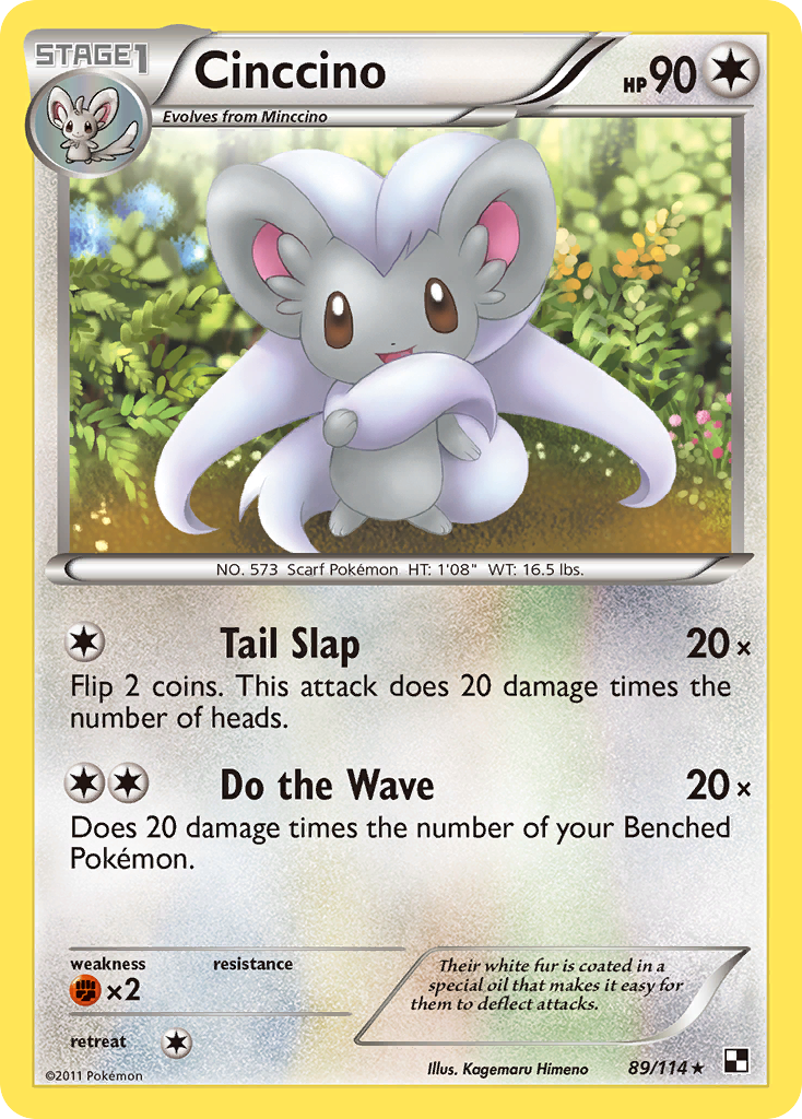 Cinccino (89/114) [Black & White: Base Set] | Cracking-Singles