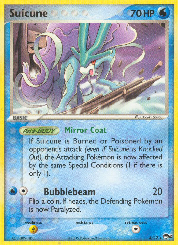 Suicune (4/17) [POP Series 2] | Cracking-Singles